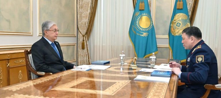 МЕМЛЕКЕТ БАСШЫСЫ ІШКІ ІСТЕР МИНИСТРІН ҚАБЫЛДАДЫ