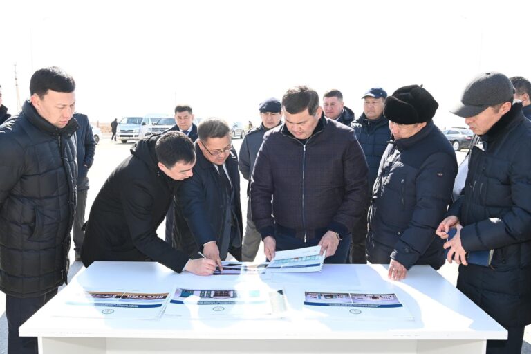 ОБЛЫС ӘКІМІ «ТАҢ» АУЫЛЫНДАҒЫ ЖОБАЛАРМЕН ТАНЫСТЫ