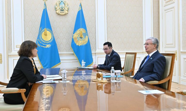 МЕМЛЕКЕТ БАСШЫСЫ ГҮЛМИРА ИЛЕУОВАНЫ ҚАБЫЛДАДЫ