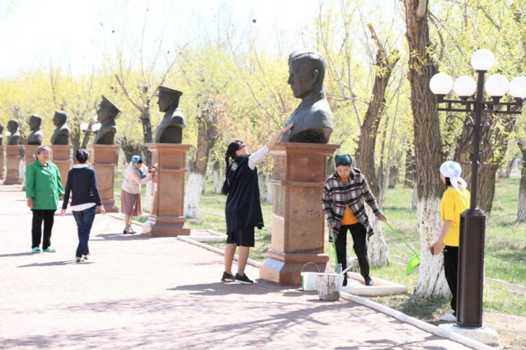 ҚЫЗЫЛОРДА ОБЛЫСЫ ҚАЗАЛЫ АУДАНЫНДА ТАРИХИ-МӘДЕНИ НЫСАНДАРДЫҢ АУМАҒЫ ТАЗАРТЫЛДЫ