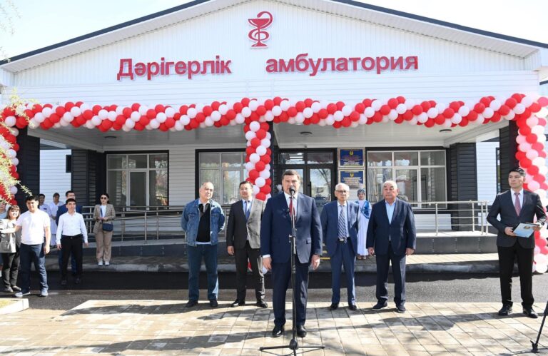 БАЙМҰРАТ БАТЫР АУЫЛЫНДА ЖАҢА АМБУЛАТОРИЯ АШЫЛДЫ
