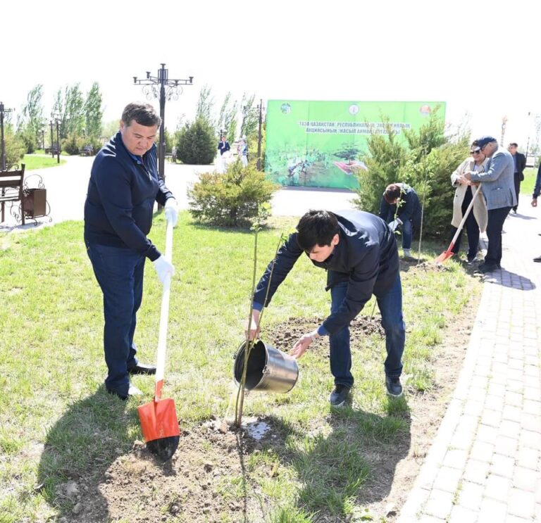 СЫР ӨҢІРІНДЕ «ТАЗА ҚАЗАҚСТАН » РЕСПУБЛИКАЛЫҚ ЭКОЛОГИЯЛЫҚ АКЦИЯСЫ АЯСЫНДА «РӘМІЗДЕР АЛАҢЫ» АУМАҒЫНА ТАЛ ЕГІЛДІ
