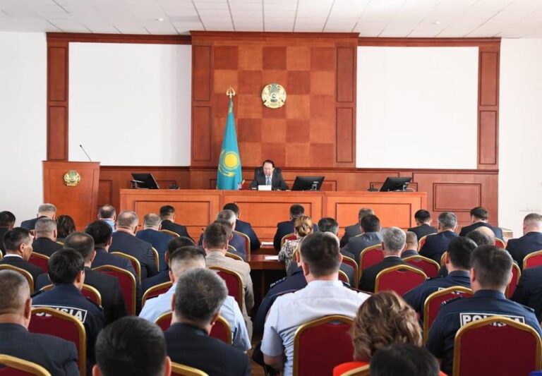 ҚҰҚЫҚ БҰЗУШЫЛЫҚ ПРОФИЛАКТИКАСЫ ЖӨНІНДЕГІ ВЕДОМОСТВОАРАЛЫҚ КОМИССИЯ ОТЫРЫСЫ ӨТТІ
