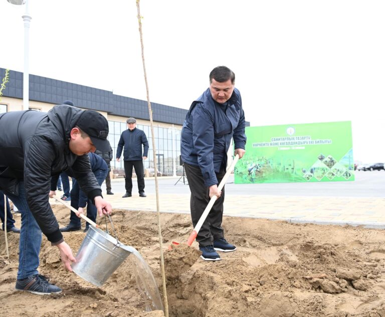 ҚЫЗЫЛОРДАДА «САНИТАРЛЫҚ ТАЗАРТУ, КӨРКЕЙТУ ЖӘНЕ КӨГАЛДАНДЫРУ» АКЦИЯСЫ ӨТУДЕ