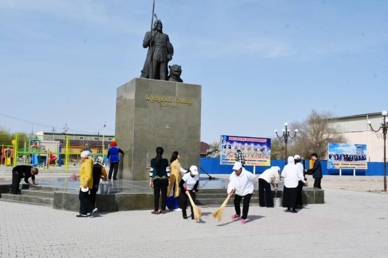 КИЕЛІ МЕКЕН: ҚЫЗЫЛОРДА ОБЛЫСЫ ЖАЛАҒАШ АУДАНЫНДАҒЫ ТАРИХИ-МӘДЕНИ НЫСАНДАРДЫҢ АУМАҒЫ ТАЗАРТЫЛДЫ
