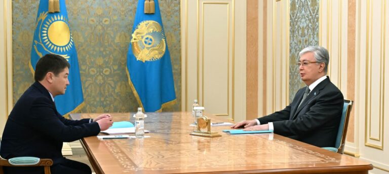 ПРЕЗИДЕНТ МАҢҒЫСТАУ ОБЛЫСЫНЫҢ ӘКІМІН ҚАБЫЛДАДЫ