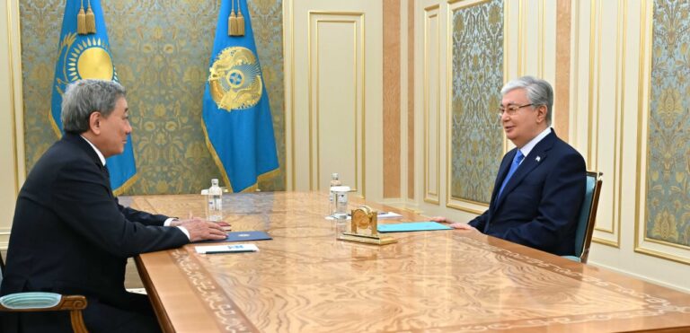 МЕМЛЕКЕТ БАСШЫСЫ БАҚТЫҚОЖА ІЗМҰХАМБЕТОВТІ ҚАБЫЛДАДЫ