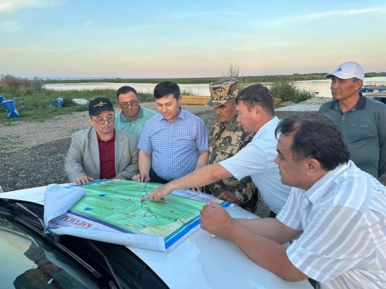 ИНСПЕКЦИЯ БАСШЫСЫ ЖАҢАҚОРҒАН АУДАНЫНДАҒЫ МАУСЫМДЫҚ ХИМИЯЛЫҚ ӨҢДЕУ ЖҰМЫСТАРЫНЫҢ БАРЫСЫМЕН ТАНЫСТЫ