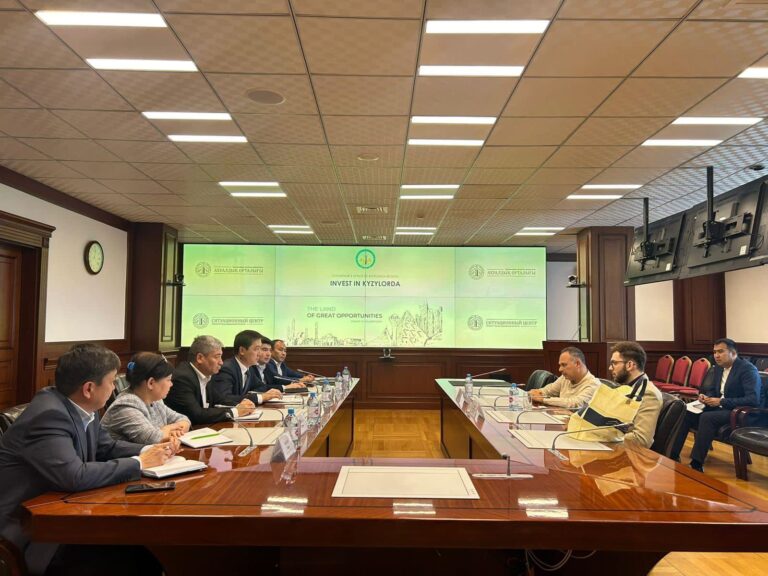 ИОРДАНИЯЛЫҚ КОМПАНИЯСЫНЫҢ ӨКІЛДЕРІ ҚЫЗЫЛОРДА ОБЛЫСЫНА ЖҰМЫС САПАРЫМЕН КЕЛДІ