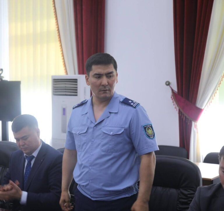 АРАЛ АУДАНДЫҚ ПОЛИЦИЯ БӨЛІМІНІҢ БАСТЫҒЫ ТАҒАЙЫНДАЛДЫ
