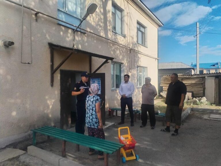 СЕЙСМИКАЛЫҚ ҚАУІПСІЗДІК БОЙЫНША ТҮСІНДІРМЕ ЖҰМЫСТАРЫ ЖҮРГІЗІЛДІ