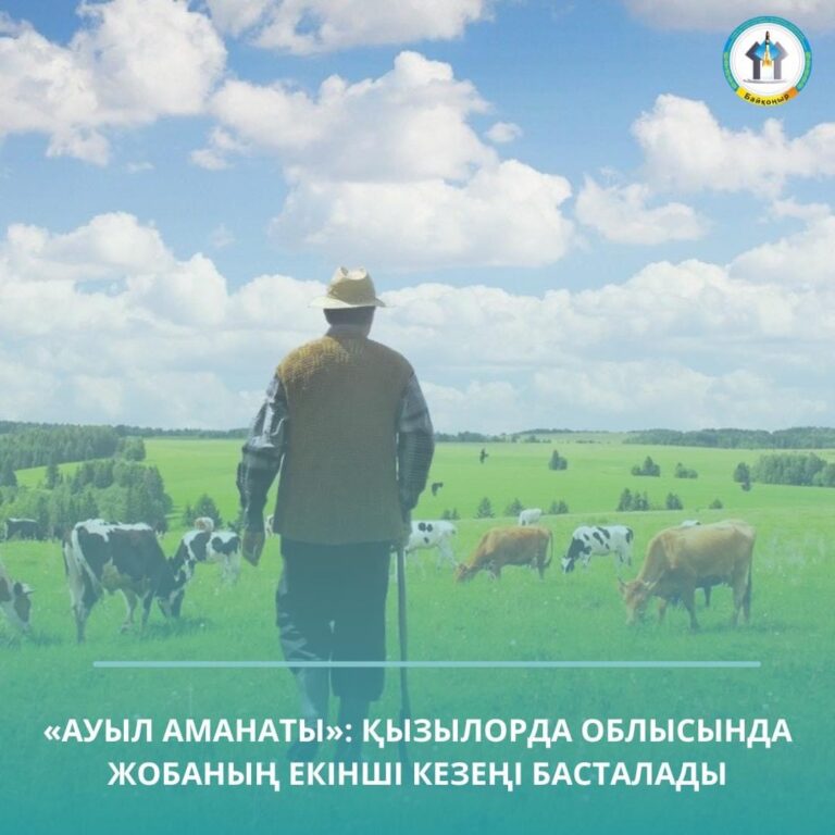 «АУЫЛ АМАНАТЫ»: ҚЫЗЫЛОРДА ОБЛЫСЫНДА ЖОБАНЫҢ ЕКІНШІ КЕЗЕҢІ БАСТАЛАДЫ