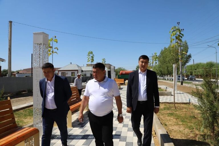 АУДАН ӘКІМІ БІРҚАТАР НЫСАНДАРДЫ АРАЛАДЫ