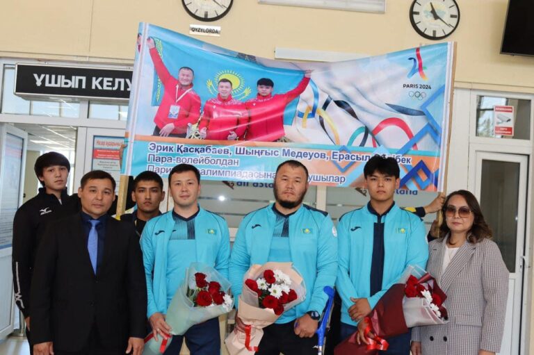 ПАРАЛИМПИАДА ОЙЫНДАРЫНА ҚАТЫСҚАН СЫР СПОРТШЫЛАРЫ ЕЛГЕ ОРАЛДЫ