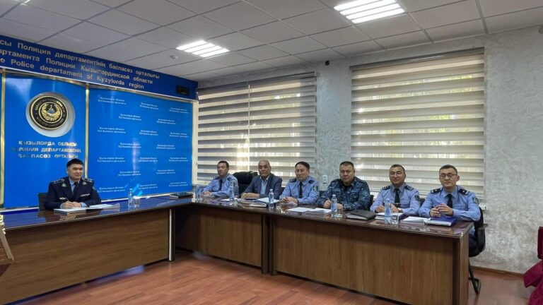 БОЛАШАҚ ТӘРТІП САҚШЫЛАРЫМЕН ЖҮЗДЕСУ ӨТТІ