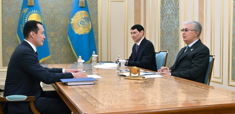 МЕМЛЕКЕТ БАСШЫСЫ САНЖАР ЖАРКЕШОВТЫ ҚАБЫЛДАДЫ