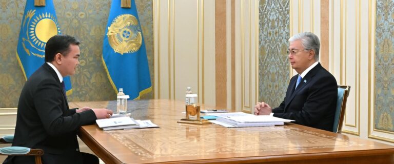 ЖЕҢІС ҚАСЫМБЕК ПРЕЗИДЕНТ ҚАБЫЛДАУЫНДА БОЛДЫ