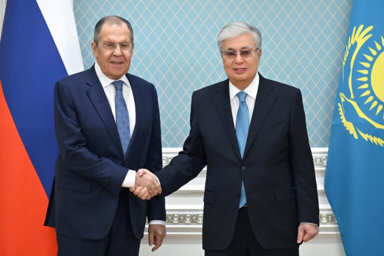 ПРЕЗИДЕНТ ТОҚАЕВ РЕСЕЙДІҢ СЫРТҚЫ ІСТЕР МИНИСТРІН ҚАБЫЛДАДЫ