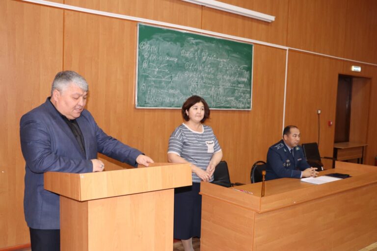 ТӘРТІП САҚШЫЛАРЫ ҚАЛА ЖАСТАРЫМЕН КЕЗДЕСТІ