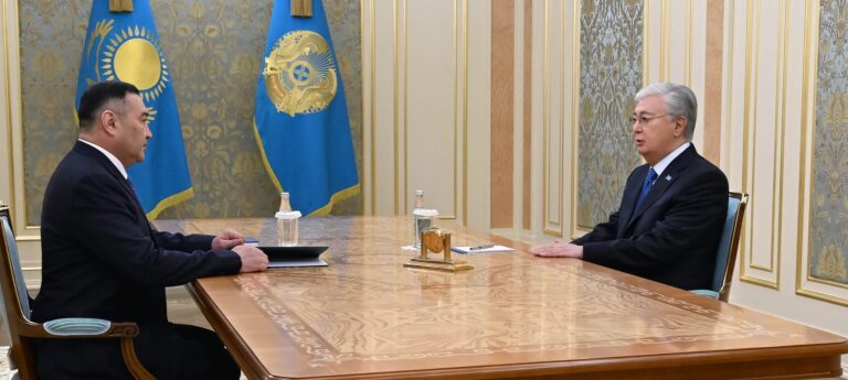 ПРЕЗИДЕНТ ҰҚК ТӨРАҒАСЫ САҒЫМБАЕВТЫ ҚАБЫЛДАДЫ