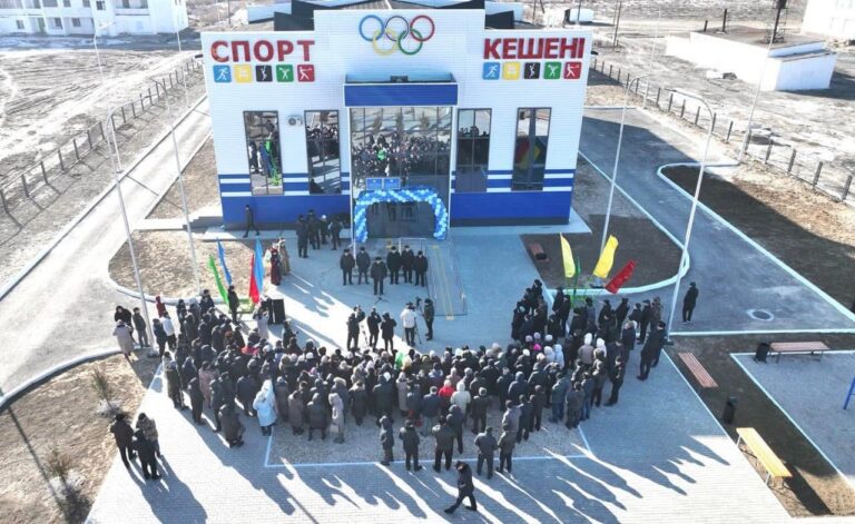 ҚАРМАҚШЫ АУДАНЫНЫҢ ЕКІ АУЫЛЫНДА СПОРТ КЕШЕНДЕРІ АШЫЛДЫ