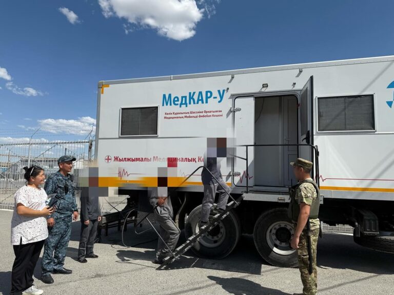 ҚЫЗЫЛОРДА ОБЛЫСЫНДА ЖАЗАСЫН ӨТЕУШІ АЗАМАТТАР МЕДИЦИНАЛЫҚ ТЕКСЕРІСТЕН ӨТТІ