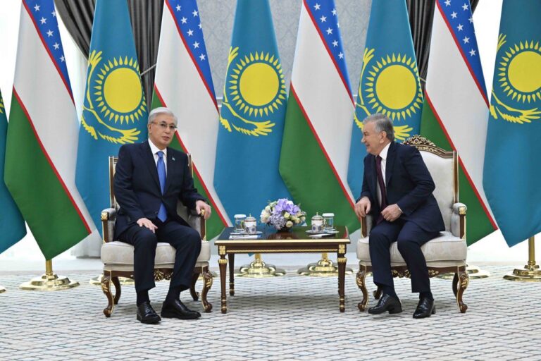 ПРЕЗИДЕНТ ӨЗБЕКСТАН БАСШЫСЫ МИРЗИЁЕВПЕН КЕЛІССӨЗ ЖҮРГІЗДІ