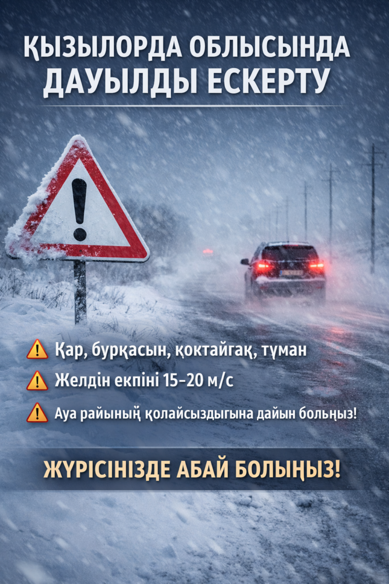БҮГІН САҚ БОЛЫҢЫЗДАР