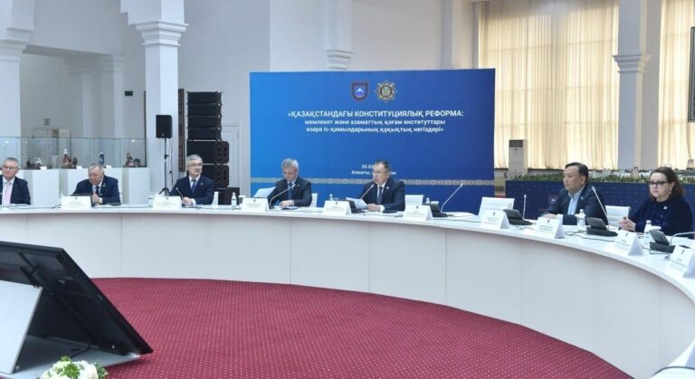 КОНСТИТУЦИЯНЫҢ ҚҰНДЫЛЫҚТАРЫ МЕН НОРМАЛАРЫН ІСКЕ АСЫРУ ЖҮРГІЗІЛУДЕ