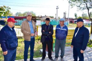 ШИЕЛІДЕ «ТАЗА ҚАЗАҚСТАН» АКЦИЯСЫ АЯСЫНДА СЕНБІЛІК ЖҰМЫСТАРЫ ҚАРҚЫНДЫ ЖҮРГІЗІЛУДЕ