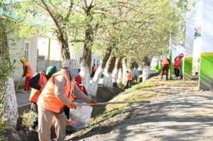 «ТАЗА АУЛА» АУҚЫМДЫ ЭКОЛОГИЯЛЫҚ АКЦИЯСЫ ӨТТІ