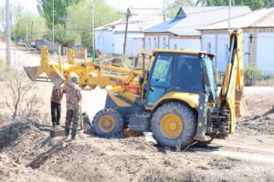 АҚЖАРМА АУЫЛЫН ГАЗДАНДЫРУ ЖҰМЫСТАРЫ ҚАРҚЫНДЫ ЖҮРГІЗІЛУДЕ