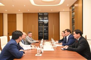 АЙМАҚ БАСШЫСЫ УЕФА СТАДИОН ИНСПЕКТОРЫМЕН КЕЗДЕСТІ