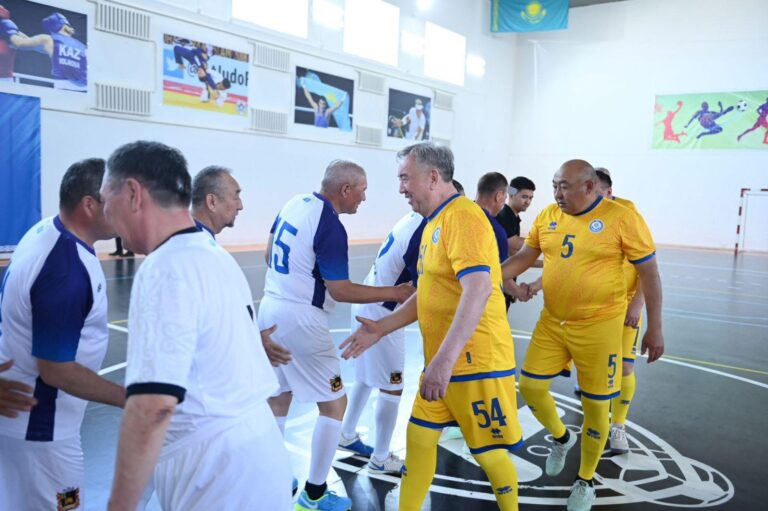 АРДАГЕРЛЕР АРАСЫНДА ҮСТЕЛ ТЕННИСІ МЕН ФУТБОЛДАН ЖАРЫС ӨТТІ