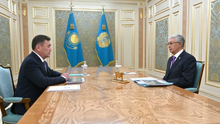 ПРЕЗИДЕНТ ҚЫЗЫЛОРДА ОБЛЫСЫНЫҢ ӘКІМІН ҚАБЫЛДАДЫ