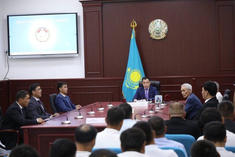 АУДАН ӘКІМІ ХАЛЫҚ ОЙЫНДАРЫНЫҢ ЖЕҢІМПАЗДАРЫ МЕН ЖҮЛДЕГЕРЛЕРІН ҚАБЫЛДАДЫ