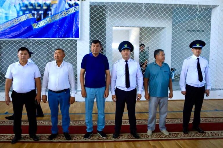 ПОЛИЦИЯ КҮНІНЕ ОРАЙ ВОЛЕЙБОЛДАН АУДАНДЫҚ ТУРНИР БАСТАЛДЫ