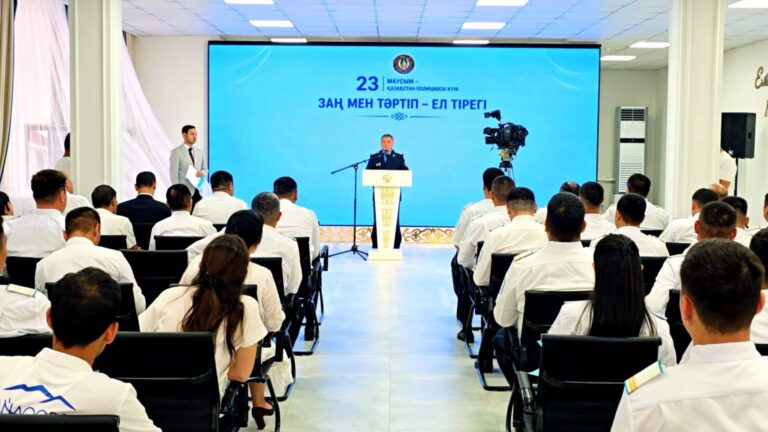 ТӘРТІП САҚШЫЛАРЫНА ҚҰРМЕТ КӨРСЕТІЛДІ