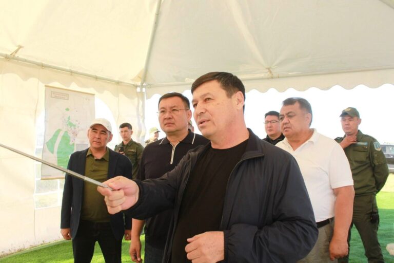 ШЕГІРТКЕГЕ ҚАРСЫ ХИМИЯЛЫҚ ӨҢДЕУ ЖҰМЫСТАРЫ ҚАРҚЫНДЫ ЖҮРГІЗІЛУДЕ