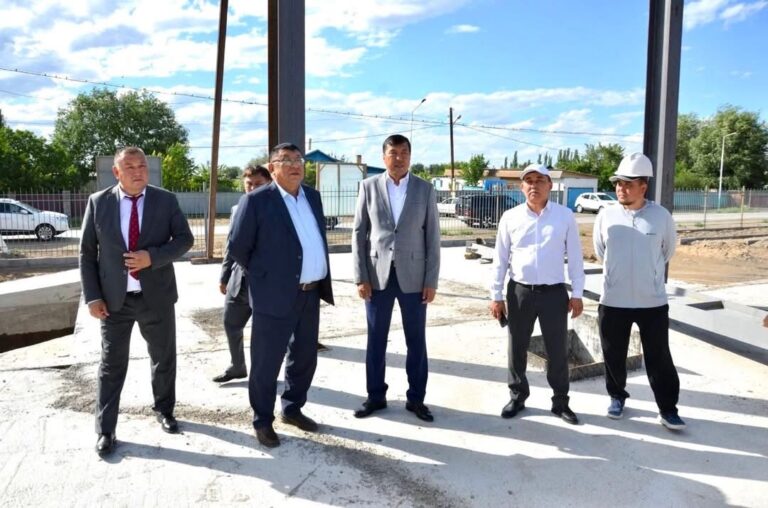 АУДАН ӘКІМІ ЖӨЛЕКТЕГІ СПОРТ КЕШЕНІ ҚҰРЫЛЫСЫНЫҢ БАРЫСЫН БАҒАМДАДЫ