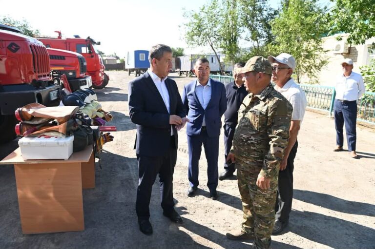 АУДАН ӘКІМІ ӨРТ ҚАУІПСІЗДІГІНІҢ АЛДЫН АЛУҒА БАҒЫТТАЛҒАН ЖҰМЫСТАРДЫ ПЫСЫҚТАДЫ