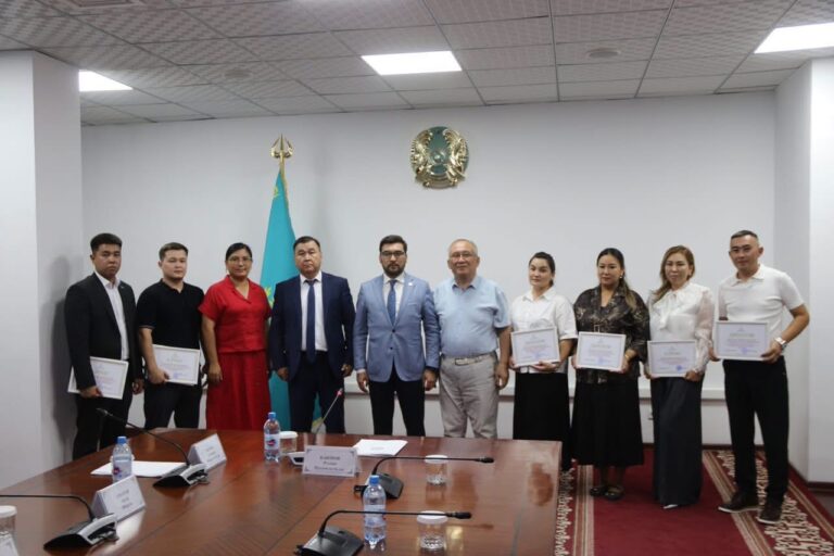 БАЙҚАУ ЖЕҢІМПАЗДАРЫ МАРАПАТТАЛДЫ