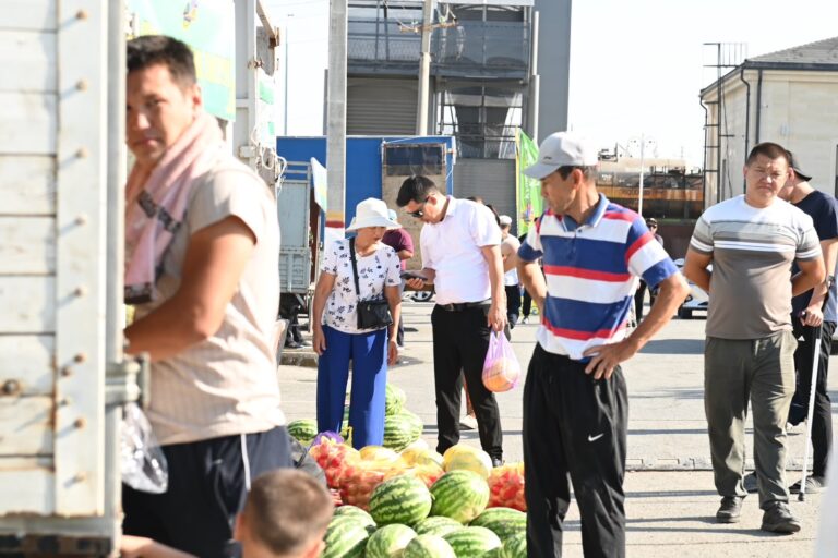 ҚАЗАЛЫДА ҚҰРЫЛТАЙ САЙЛАУЫ КҮНІ АУЫЛ ШАРУАШЫЛЫҒЫ ӨНІМДЕРІНІҢ ЖӘРМЕҢКЕСІ ҰЙЫМДАСТЫРЫЛДЫ